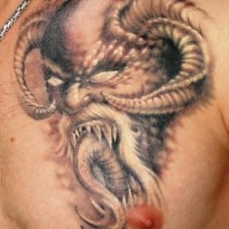 Şeytan Yaratık Tattoo