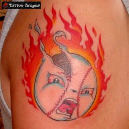 Tenis Topu Tattoo